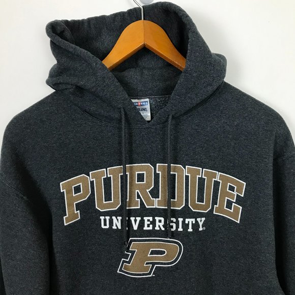 Jerzees Other - Purdue University Men Gray Large Hoodie Pullover